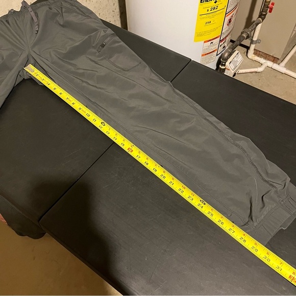 Eddie Bauer Polar Fleece Lined Jogger Pants Women Sz 8 Flannel Cargo Pockets - Picture 12 of 12